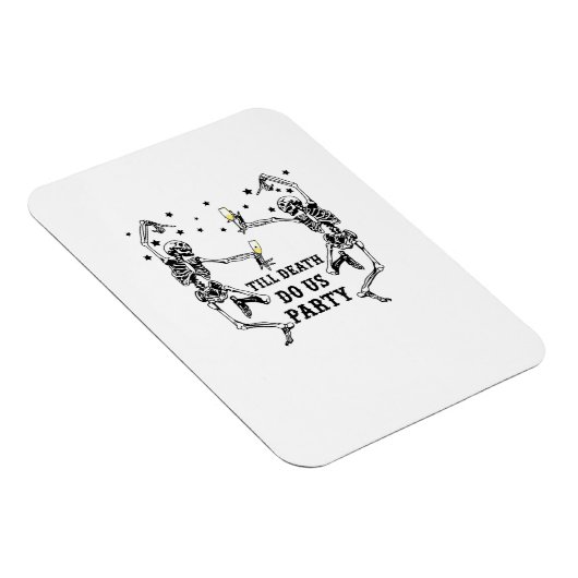 Till Death Do Us Party Skeleton Bruidsmeisje Magneet (Rechterzijde)