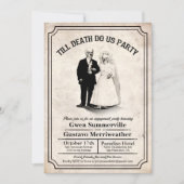 Till Death Do Us Party Verloving Uitnodigingen (Voorkant)