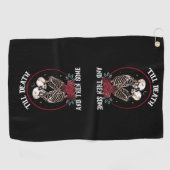 'Till Death Golf Handdoek (Horizontaal)