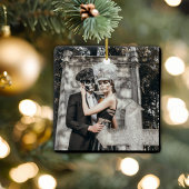 Till Death Gothic Wedding Photo Ornament 