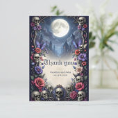 Till Death & Moonlight Bind Us.  Bedankkaart (Staand voorkant)