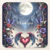Till Death & Moonlight Bind Us.  Kartonnen Onderzetters (Voorkant)