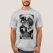 Till Death Pas getrouwd Tarot Kaart Relaxed T-shir T-shirt (Voorkant)