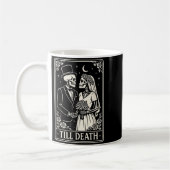 Till Death Skeleton Love Couples Gothic Wedding Br Koffiemok (Links)