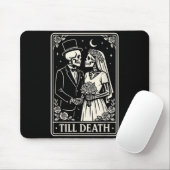 Till Death Skeleton Love Couples Gothic Wedding Br Muismat (Met muis)