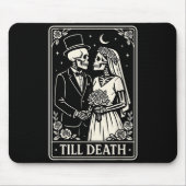 Till Death Skeleton Love Couples Gothic Wedding Br Muismat (Voorkant)