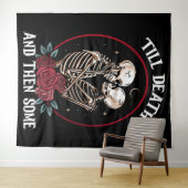 "Till Death Tapestry Wandkleed (In Situ (horizontaal))