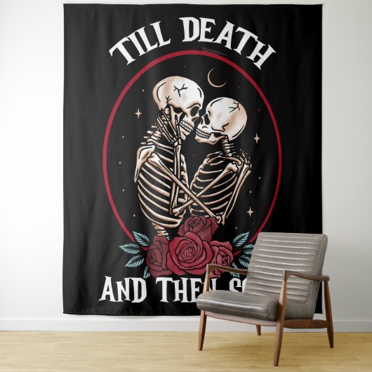 "Till Death Tapestry Wandkleed (In situ)