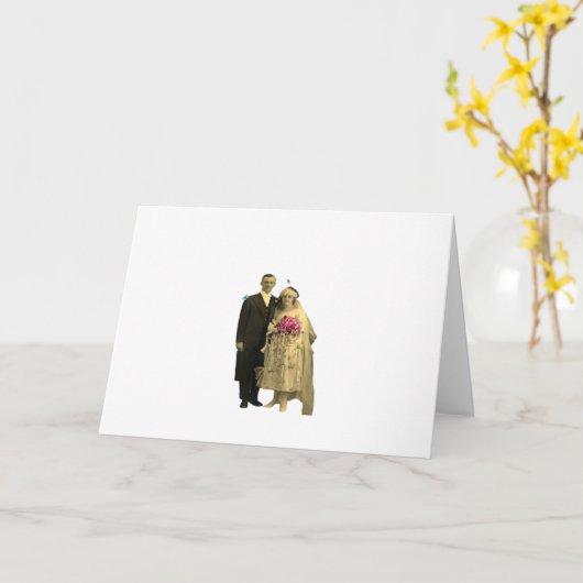 Till Death Us Do Part beroemd gemaakt door Classic Kaart (Gele Bloem)