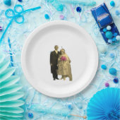 Till Death Us Do Part beroemd gemaakt door Classic Papieren Bordje (Feest)