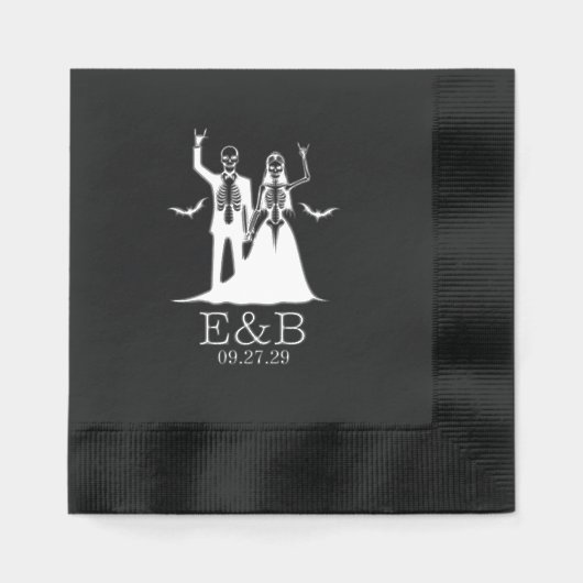 Till Death Wedding Folie Servetten (Voorkant)
