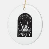 Till Do Death Us Party Bachelorette Halloween Bach Keramisch Ornament (Links)