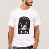 Till Do Death Us Party Bachelorette Halloween Bach T-shirt (Voorkant)