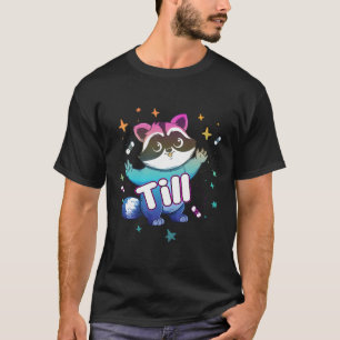 Till - Schattigee jongensnaam met coole wasbeer T-shirt
