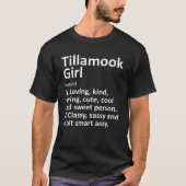 TILLAMOOK MEISJE OF OREGON Grappige Stad Home Root T-shirt (Voorkant)