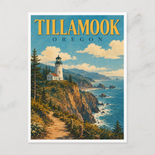Tillamook Oregon Cape Meares GeoSaga Briefkaart