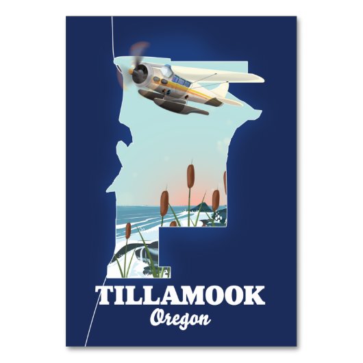 Tillamook Oregon Reisgids Kaart (Voorkant)