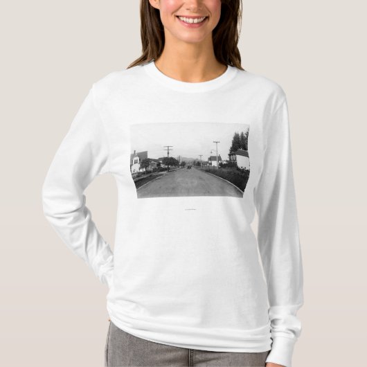 Tillamook, Oregon Residential Street Scene T-shirt (Voorkant)