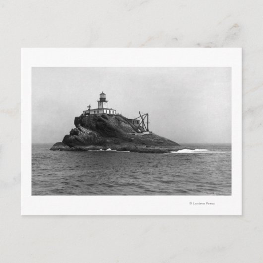 Tillamook Rock, gedomineerd door haar vuurtoren Briefkaart (Voorkant)