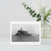 Tillamook Rock, gedomineerd door haar vuurtoren Briefkaart (Staand voorkant)