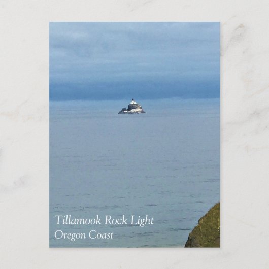 Tillamook Rock Light, Oregon-kust Briefkaart (Voorkant)