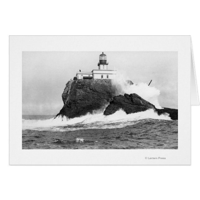 Tillamook, vuurtoren van Oregon nabij het zeeopper (Voorkant Horizontaal)