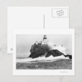 Tillamook, vuurtoren van Oregon nabij het zeeopper Briefkaart (Voorkant / Achterkant)