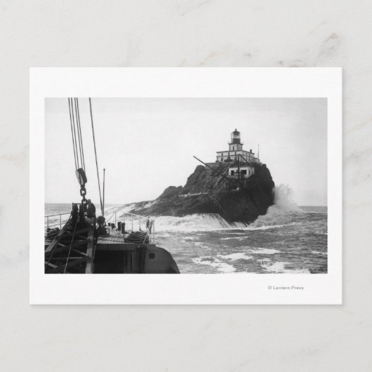 Tillamook, vuurtoren van Oregon van Ship Photograp Briefkaart (Voorkant)