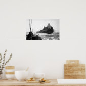 Tillamook, vuurtoren van Oregon van Ship Photograp Poster (Keuken)