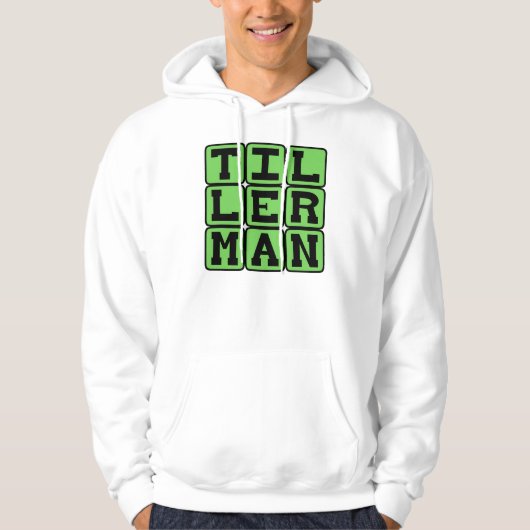 Tillerman, Boot Stuurman Hoodie (Voorkant)