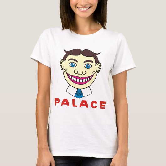 Tillie over Palace Letters T-shirt (Voorkant)