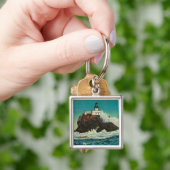 Tillimok LighthouseTillimook, OF Sleutelhanger (Hand)