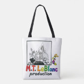Tilly Bunny Boodschappentas Tote Bag (Achterkant)
