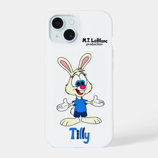 Tilly Bunny iPhone Hoesje 15 Case (Achterkant)