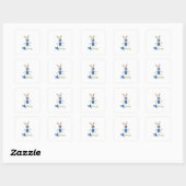 Tilly Bunny Vierkante Sticker (Vel)