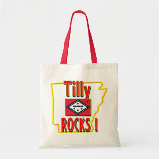 Tilly Rocks. (Rood) Tote Bag