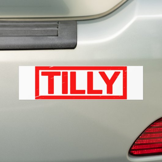 Tilly Stamp Bumpersticker (Op auto)