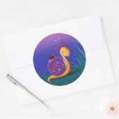 Tilly the Snail Ronde Sticker (Envelop)