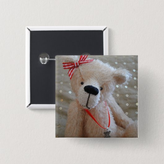 Tilly Vierkante Button 5,1 Cm (Voorkant /achterkant)