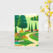 Tillykke med fødselsdag, Deense verjaardag Kaart (Gele Bloem)