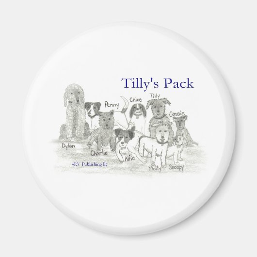 Tilly's Pack Magneet (Voorkant)