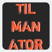 Tilmanator Sticker 3 (Voorkant)
