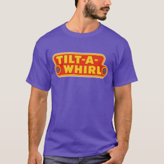 TILT-A-WHIRL Retro carnaval-stijl T-shirt