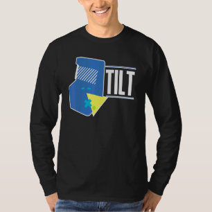 Tilt Arcade Gamen Retro Videogames Gamen T-shirt