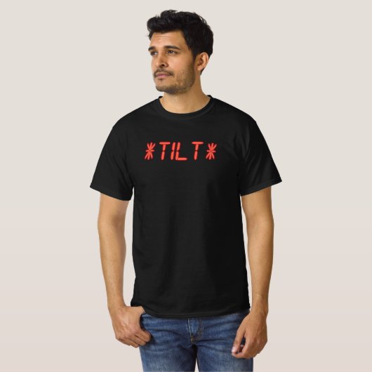 Tilt Funny Pinball T-shirt (Voorkant volledig)