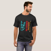 Tilt Head Dog German Shepherd Ma 1 T-shirt (Voorkant volledig)