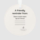 #TiltDinsdag in de jaren '80: Dans Briefs Acryl Ornament (achterkant)