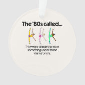 #TiltDinsdag in de jaren '80: Dans Briefs Acryl Ornament (voorkant)