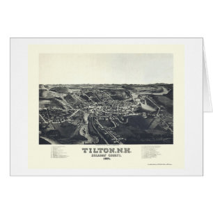 Tilton, NH Panoramic Map - 1884