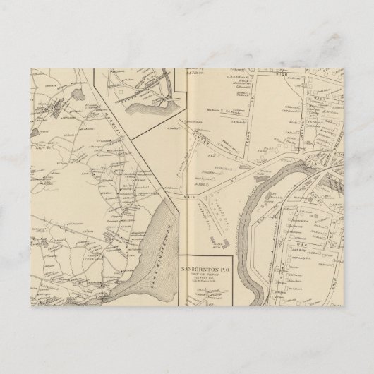 Tilton PO, Sanbornton, Tilton Briefkaart (Voorkant)
